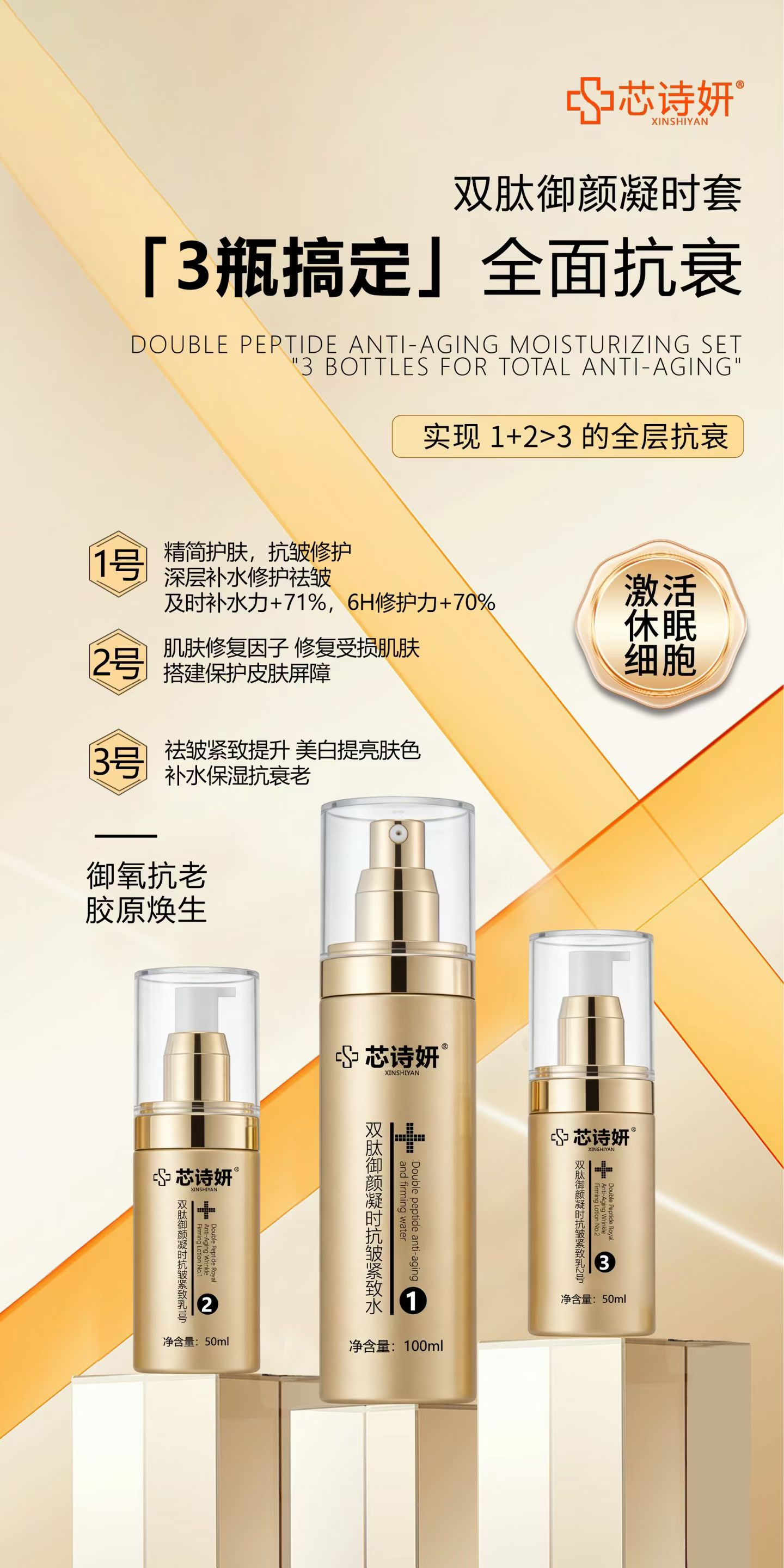 芯诗妍双肽御颜凝时套