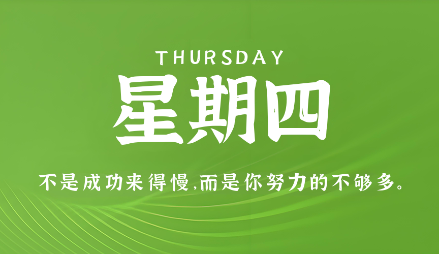 9月3日，星期四，在这里每天60秒读懂世界！